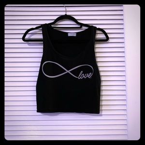 Infinity Love Crop Top